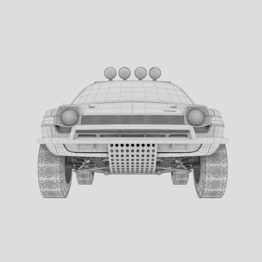 3d amc pacer rally car model