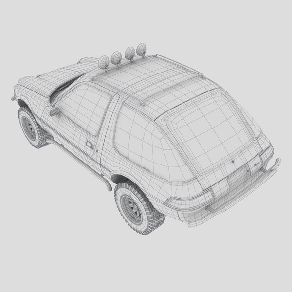 3d amc pacer rally car model
