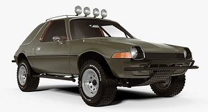 3d amc pacer rally car model