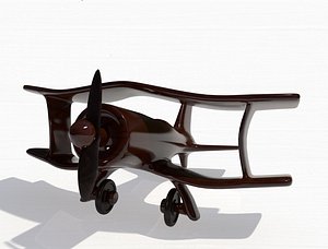 3D plane wooden airplane