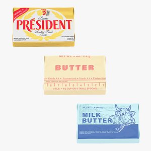 3D model Butter Set Collection