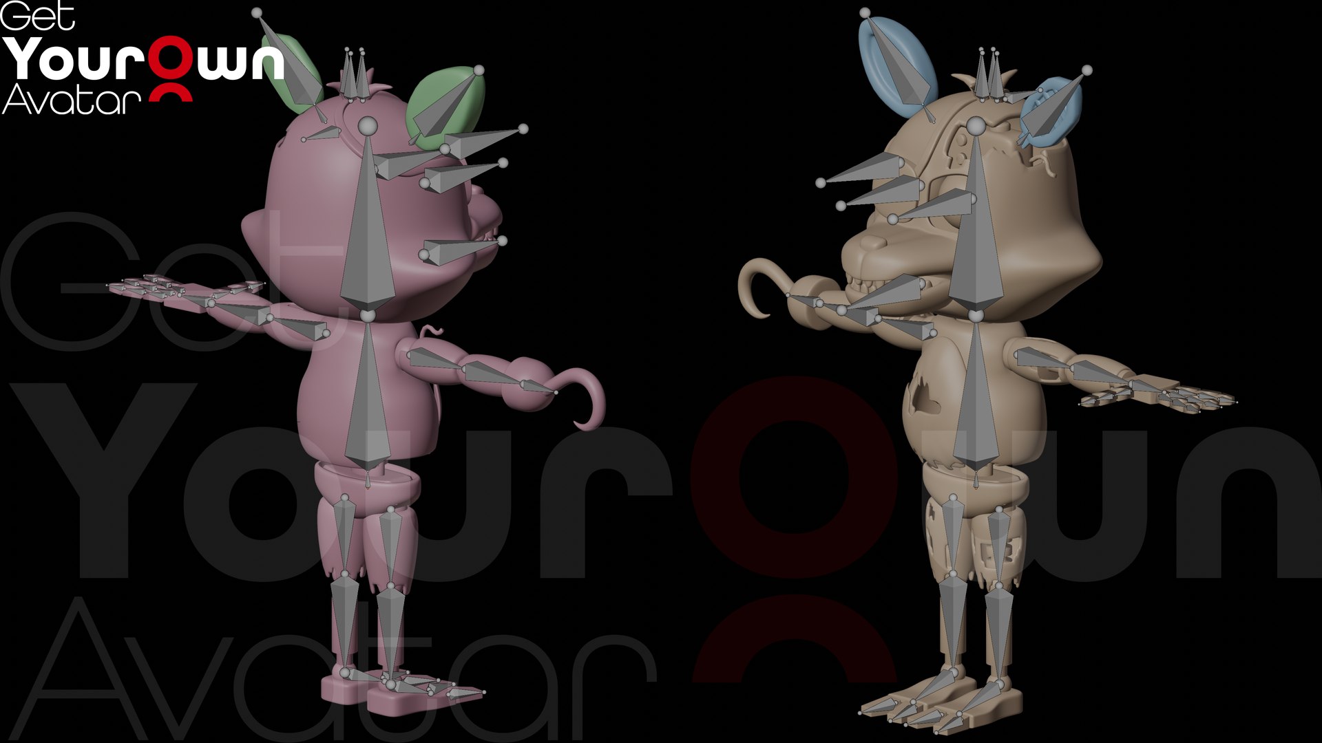 3D Model Foxy Reimagined A Stylized 3D Animatronic For SFM - TurboSquid ...