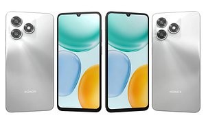 Honor X5c Plus Meteor Silver 3D