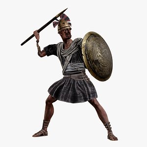 3D SPARTAN UNDEAD SPEARMAN model