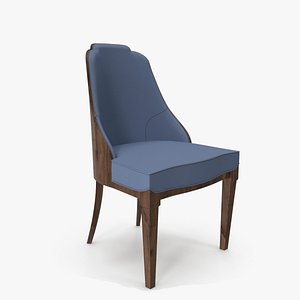 art deco dining chair 3D