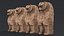 3D Hittite Lion Statue model
