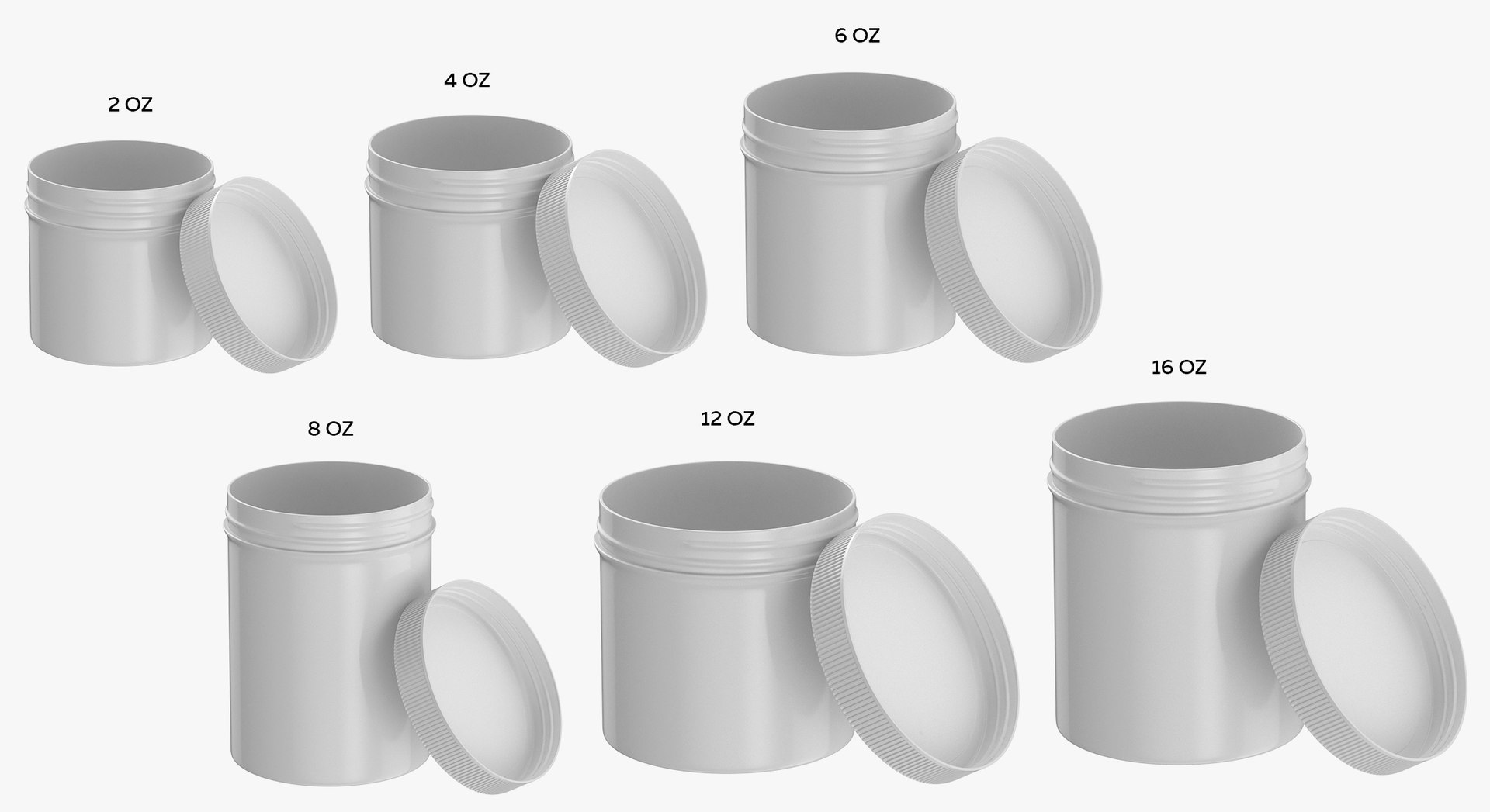 3D White Plastic Jars Collection Open 01 - 15 models https://p.turbosquid.com/ts-thumb/Gj/SWI1J5/58/3m/jpg/1648033818/1920x1080/fit_q87/b4f5c012deda3f8def9c9176d199f80787b88a3d/3m.jpg