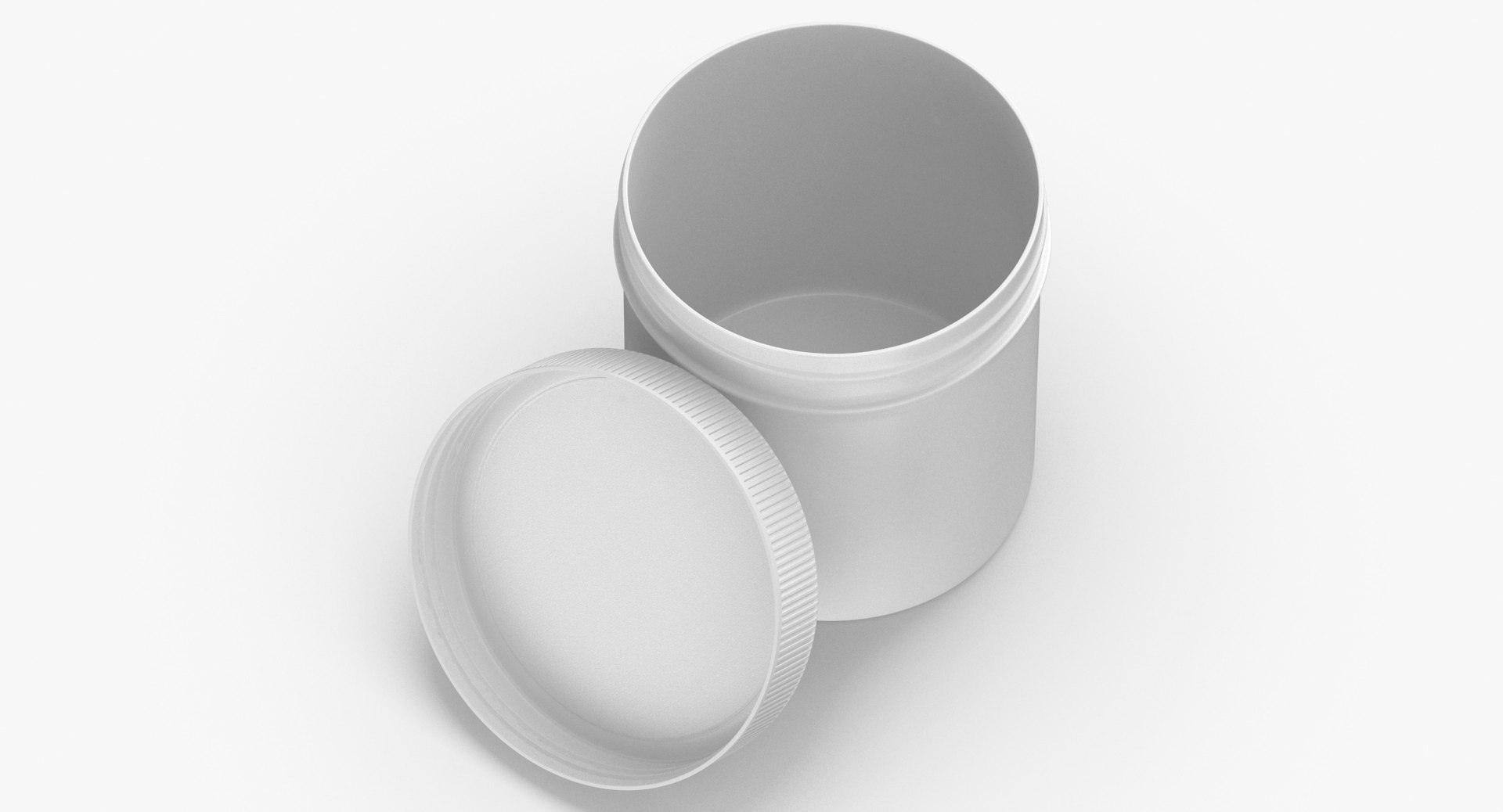 3D White Plastic Jars Collection Open 01 - 15 models https://p.turbosquid.com/ts-thumb/Gj/SWI1J5/JQ/plastic_jar_wide_mouth_straight_sided_19oz_open_white_thumbnail_0004/jpg/1648034858/1920x1080/fit_q87/3a69015f116ed16ac71126105922a2aa13de9041/plastic_jar_wide_mouth_straight_sided_19oz_open_white_thumbnail_0004.jpg