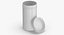 White Plastic Jars Collection Open 01 - 15 models