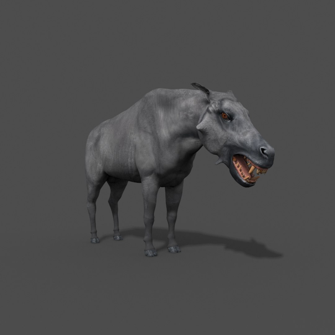 3D Hell Pig - Daeodon Model - TurboSquid 1363097