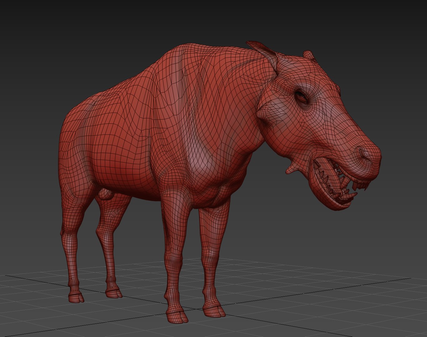 3D Hell Pig - Daeodon Model - TurboSquid 1363097