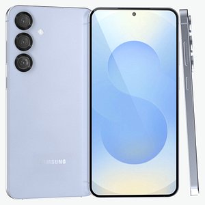 3D Samsung Galaxy S25 Plus Sparking Blue