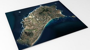 Island Porto Santo Portugal 3D model