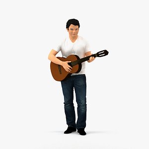 Man with acoustic guitar 0758
