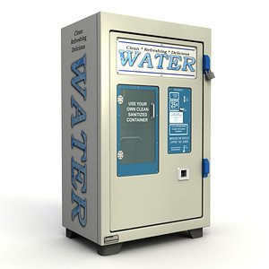 3D water vending machine