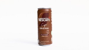Nescafe Drink 3D Model - With Droplet