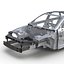 Car Frame 4 Rigged for Blender