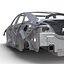 Car Frame 4 Rigged for Blender