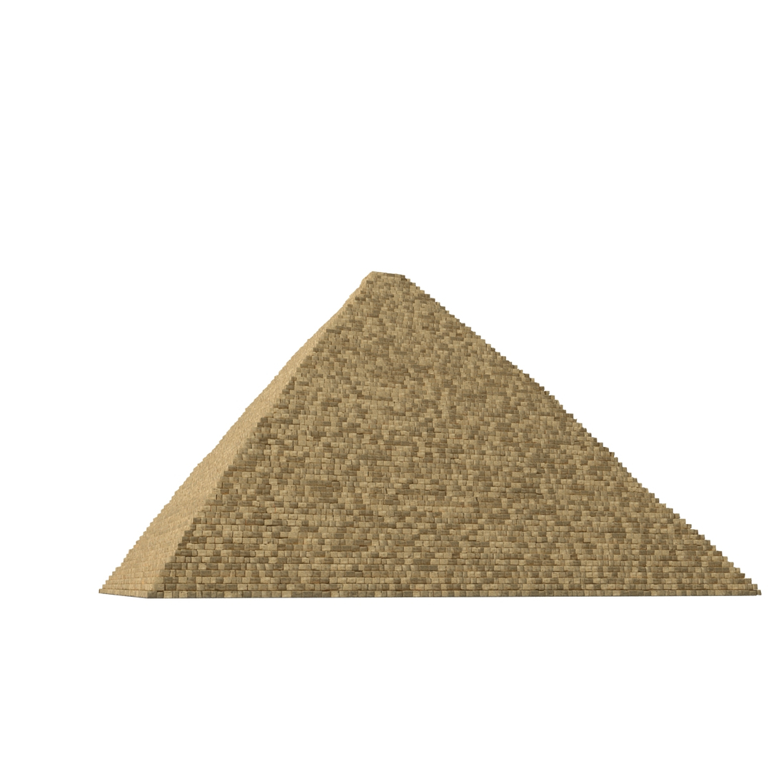 3ds Max Egyptian Pyramid Menkaure