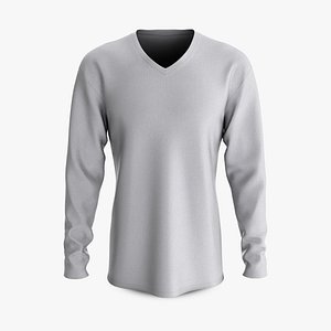 3D cotton male shirt dropped model