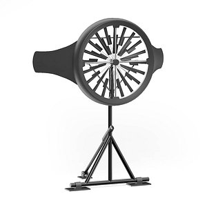Small Wind Turbine 3D Model