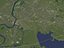 Shreveport Luizjana USA w wymiarach 20 km x 20 km – miasto i tereny miejskie