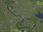 Shreveport Luizjana USA w wymiarach 20 km x 20 km – miasto i tereny miejskie