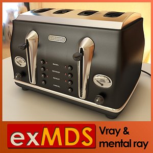 3d model v-ray toaster