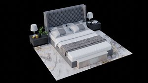 3D 3D bedroom furniture set