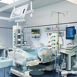 Private ICU with Patient model