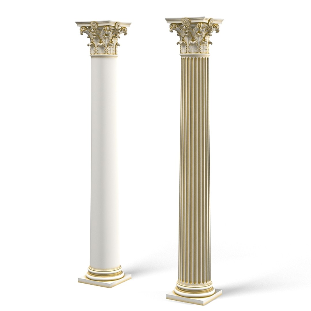 3d Model Corinthian Column