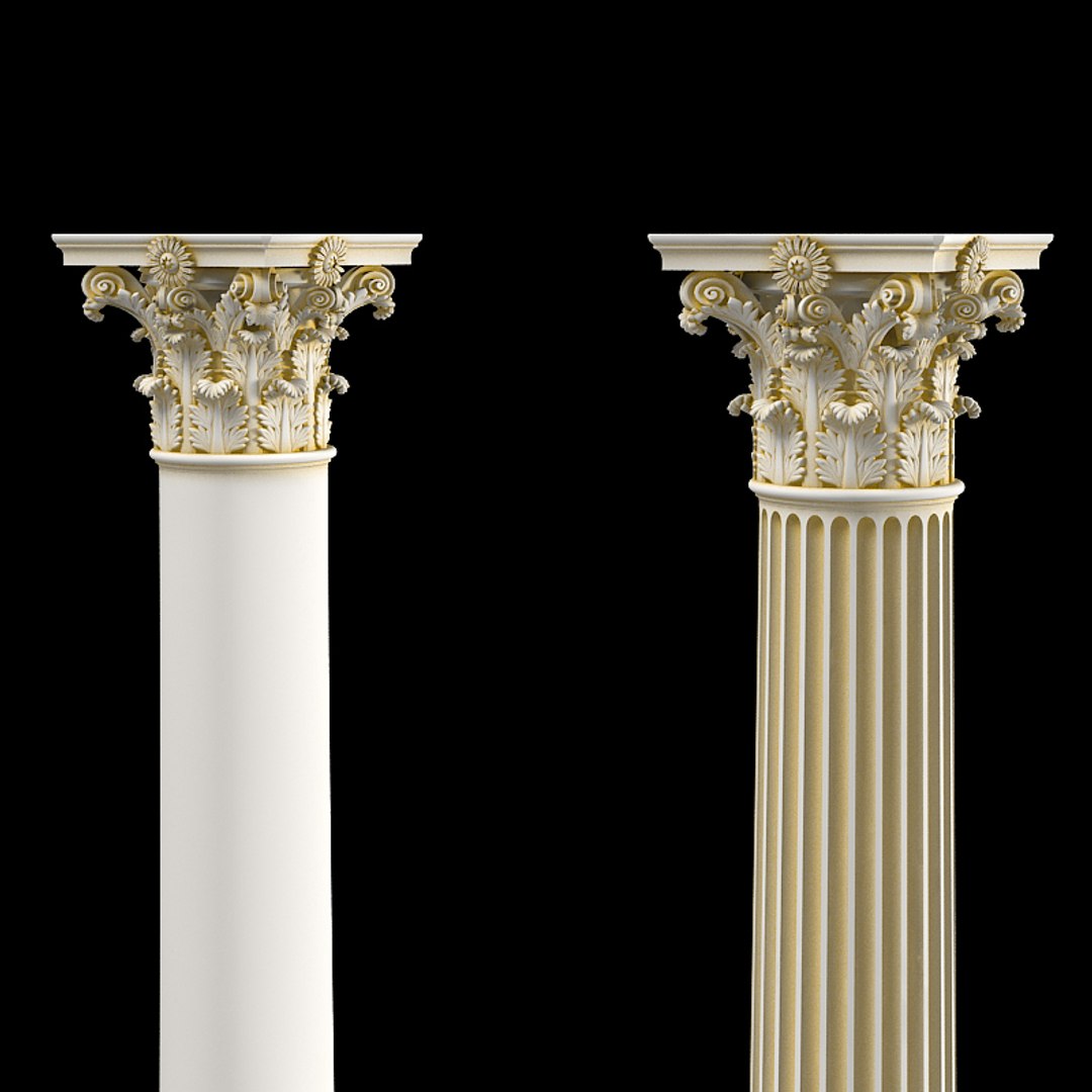 3d Model Corinthian Column