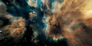 3D HDRI Panoramic Sky - VR 360 starfield - extreme outer space nebula 018 model