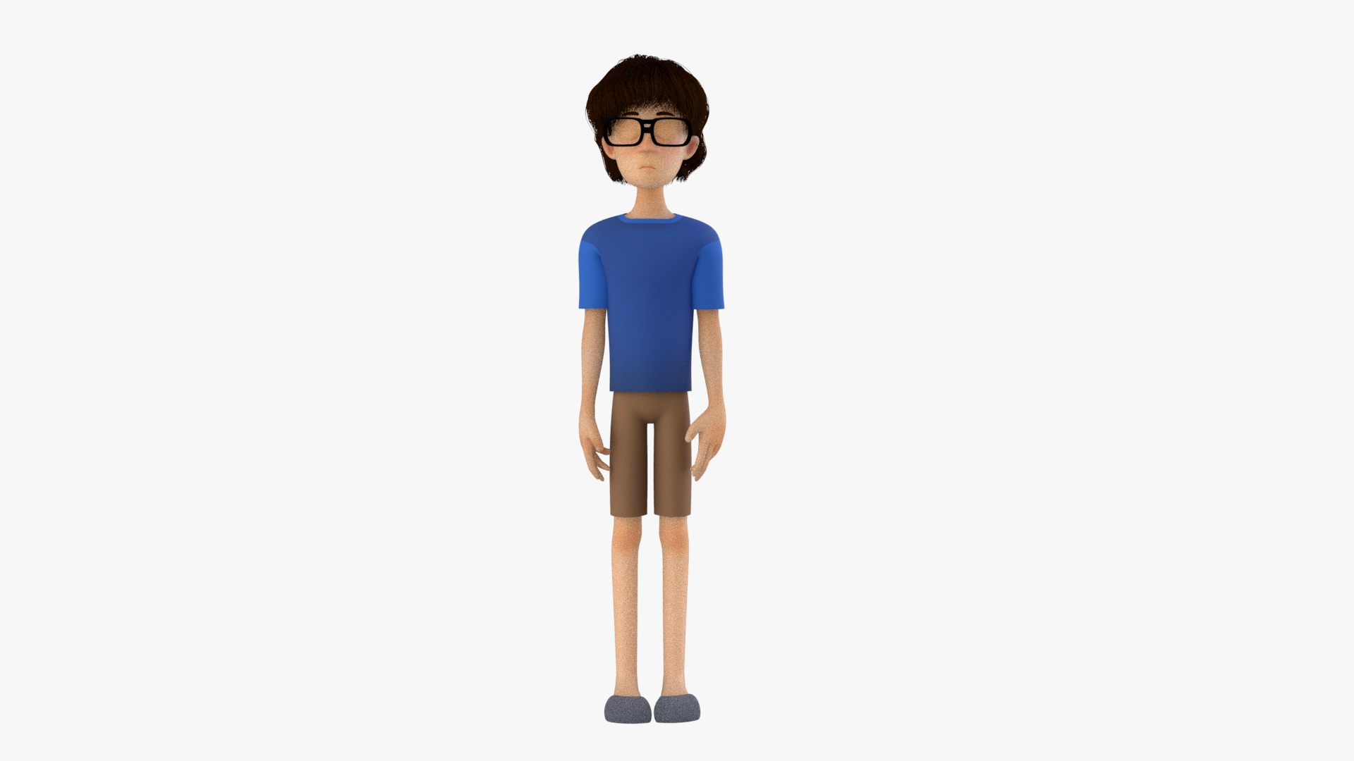 Cartoon Boy Rigging Model - TurboSquid 1843669