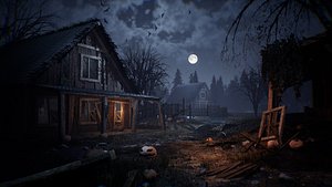 3D Haunted Farm  51 Assets model