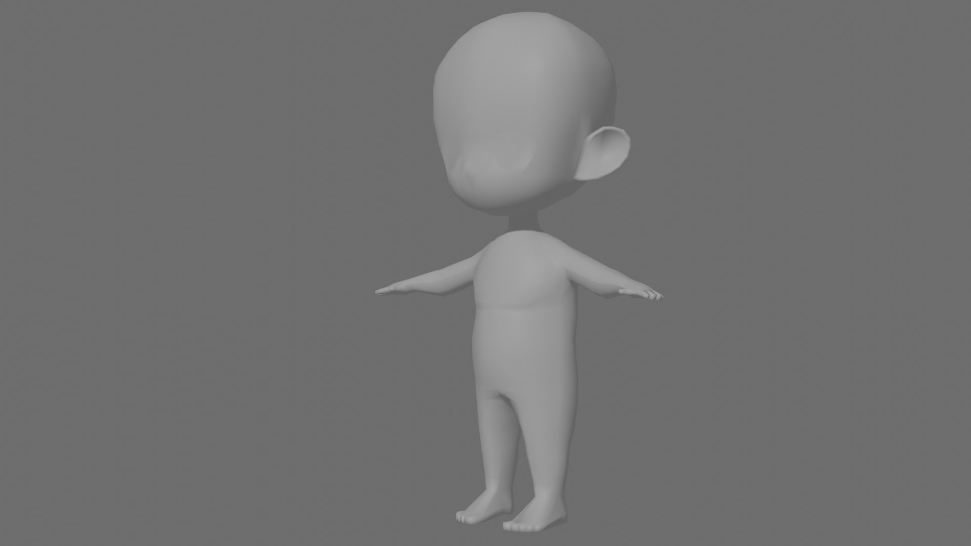 Chibi Base Character 3D Model - TurboSquid 2194672