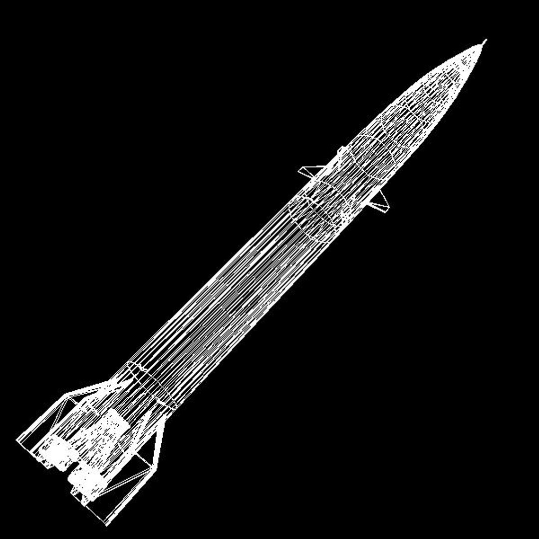 Hatf-iii Missile Pakistan 3d Model
