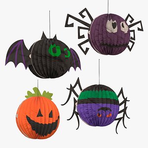 Halloween Paper Decorations Collection 2