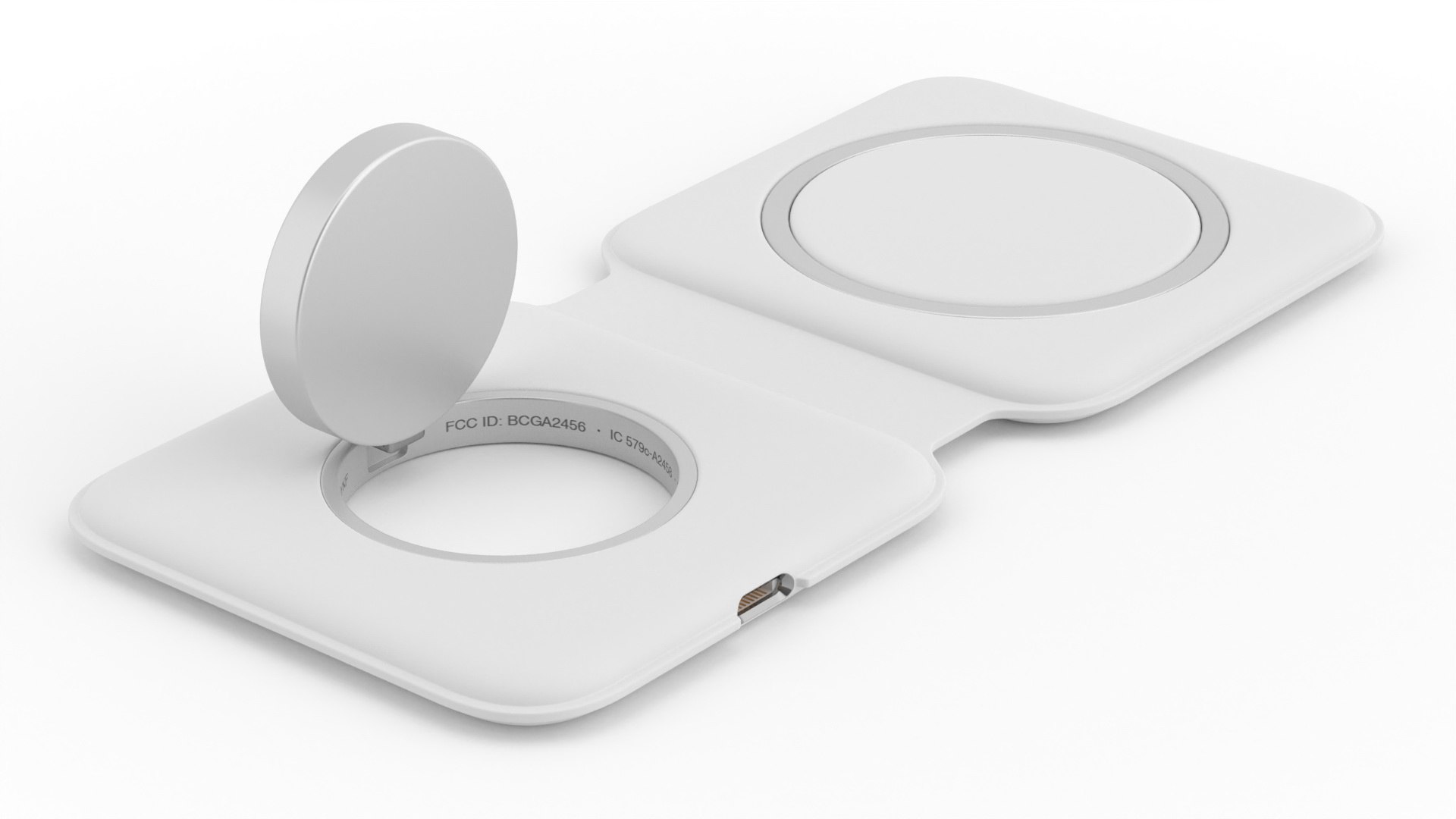 Apple MagSafe Duo Wireless Charger 3D model https://p.turbosquid.com/ts-thumb/Gk/OvCyQs/K8/applemagsafeduowirelesscharger3dsmodel004/jpg/1617635755/1920x1080/fit_q87/66fe92642fc206b3ff08b74e7adb1ecedaa0b96a/applemagsafeduowirelesscharger3dsmodel004.jpg