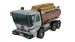 Sci-fi Oil Tanker 3D