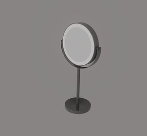 3D model makeup mirror make