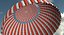 main ringsail parachute 3d model