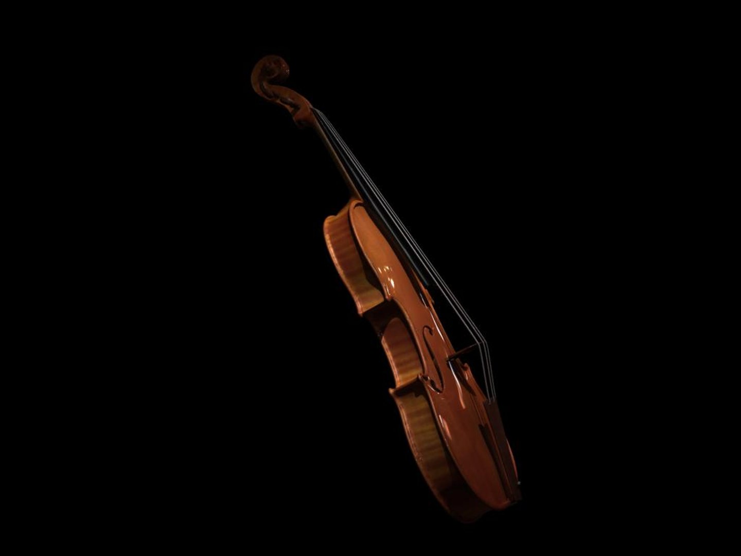 3d Photorealistic Violin Model