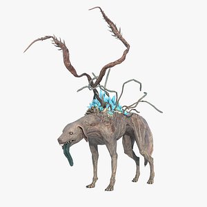 3D Infected Monster Hound