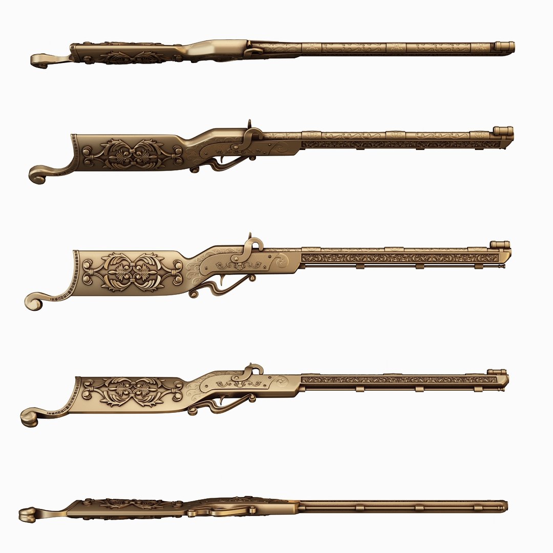 Rifle Firearm Gun 3D - TurboSquid 1493814