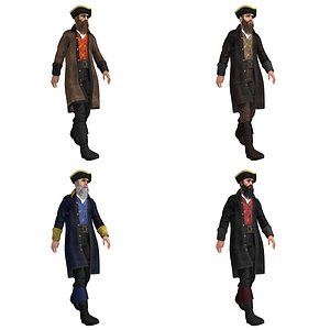 max pack rigged pirate captain