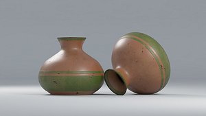 3D Antique Pottery 8