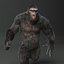 3D model king kong rig