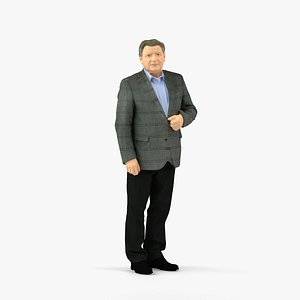 3D scanned realistic human model