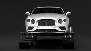 3D bentley continental ski 2018